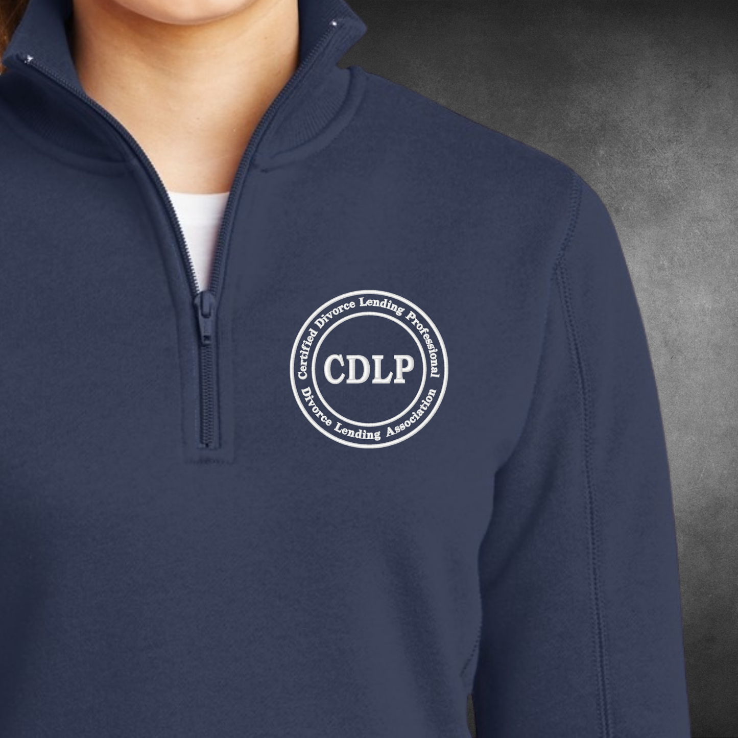 CDLP Women's 1/4 Zip Sweatshirt