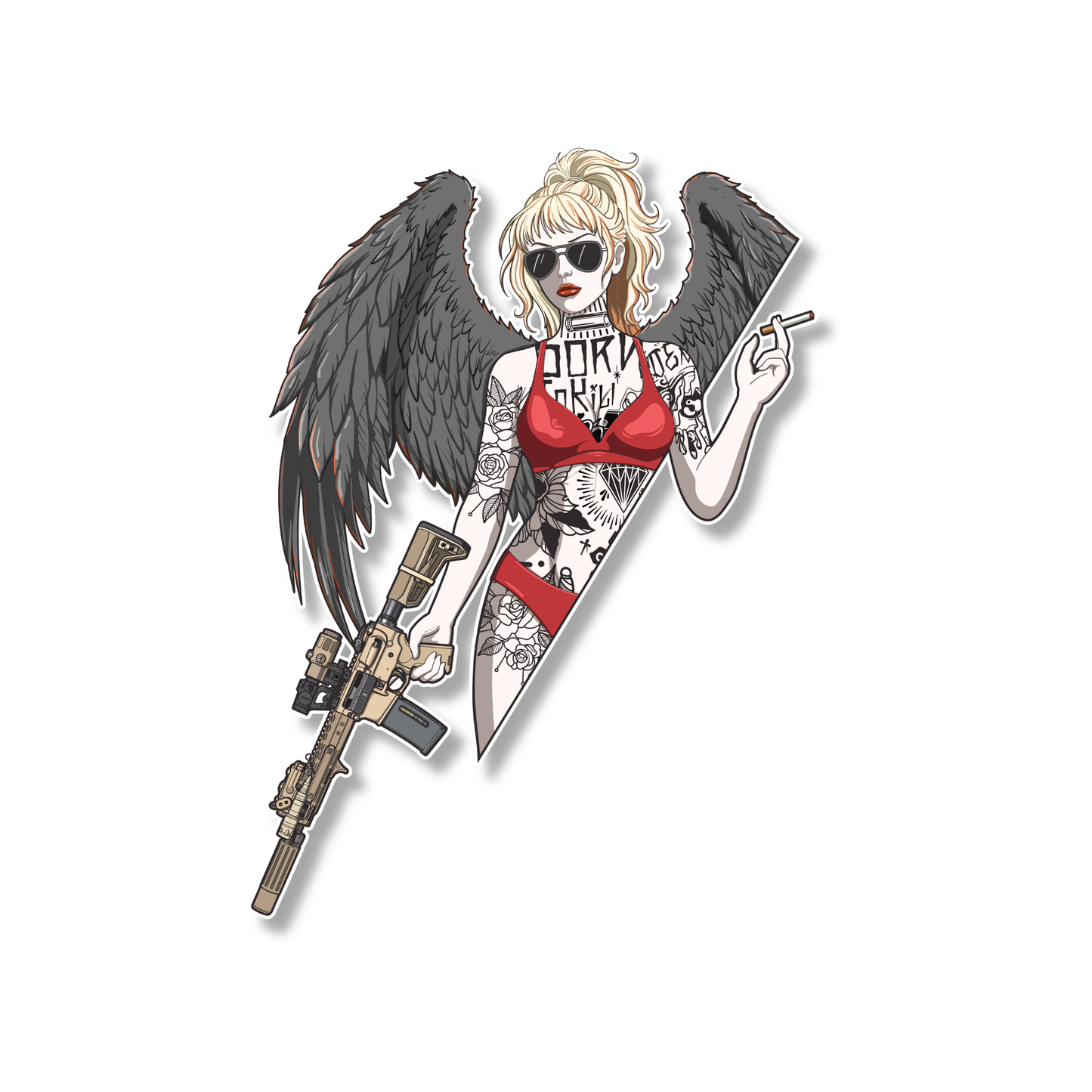 Death Angel 3" Sticker