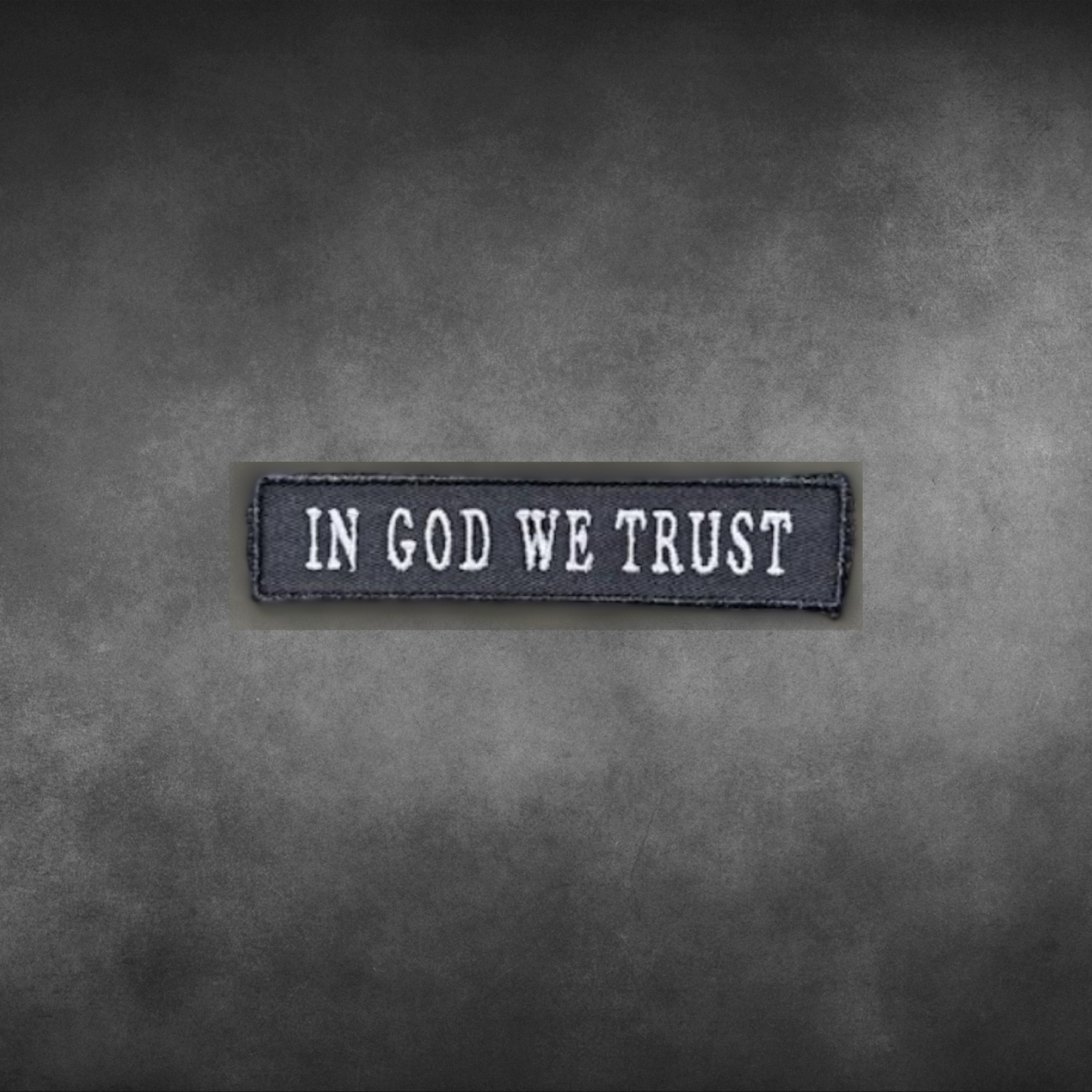 "In God We Trust" Hook and Loop Patch