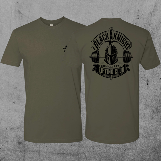 Black Knight Collective Lifting Club Tee (Green)