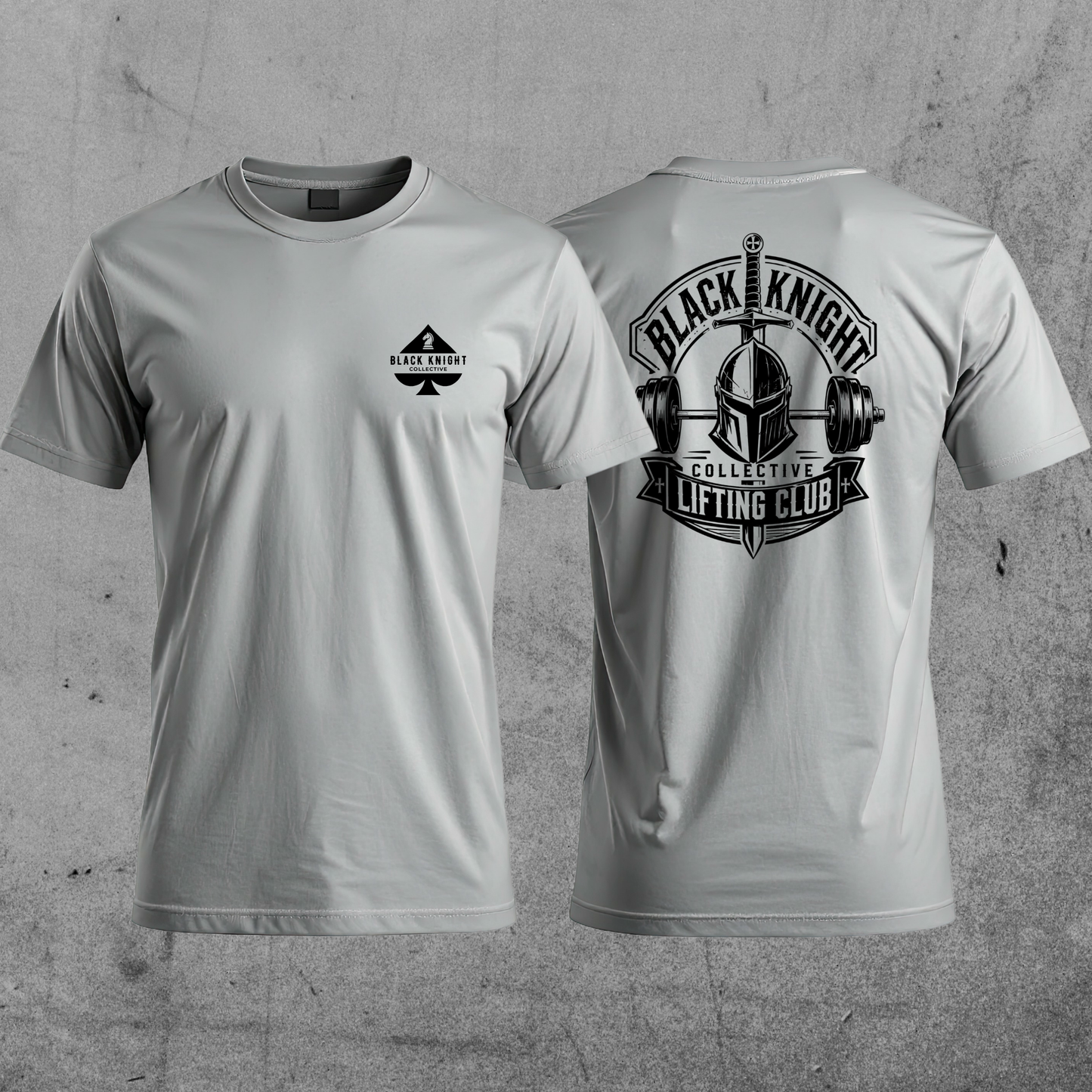 Black Knight Collective Lifting Club Tee (Gray)