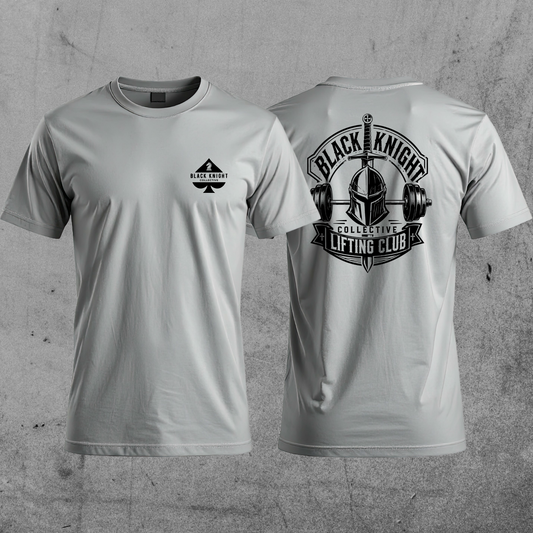 Black Knight Collective Lifting Club Tee (Gray)