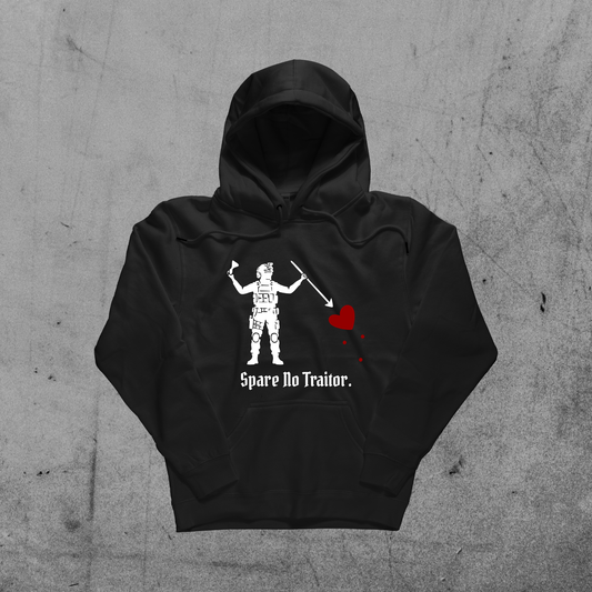 Spare No Traitors Hoodie (Black Beard Edition)