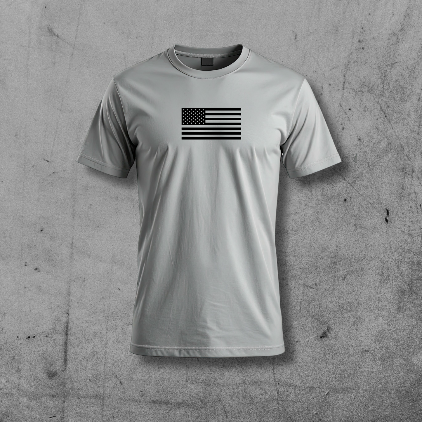 USA Flag (Gray/Black)