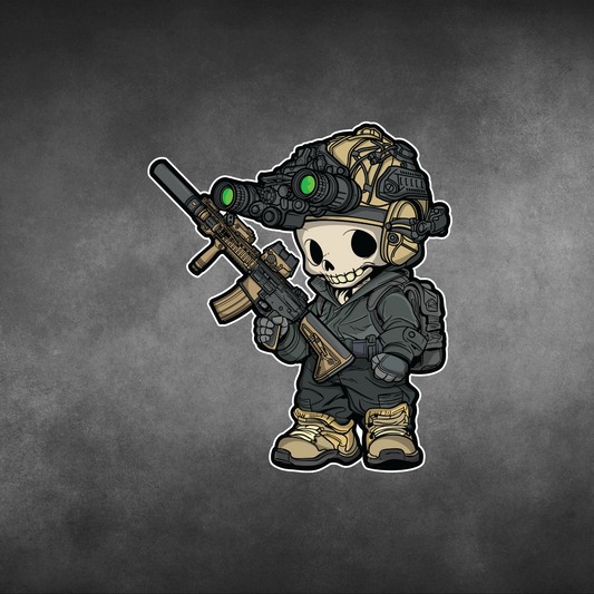 Tactical Till the End 2.5" Sticker