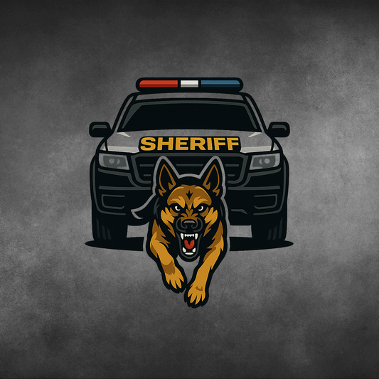 Sheriff K9 3” Sticker