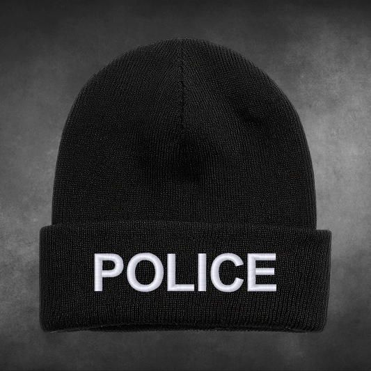 "POLICE" Knit Beanie