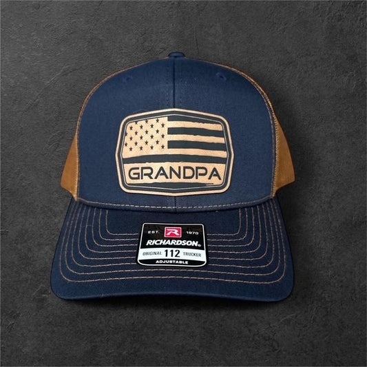 USA Flag Grandpa Snapback